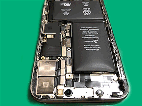 iPhoneX バッテリー交換 山梨】電池の減りが早い、バッテリー膨張 